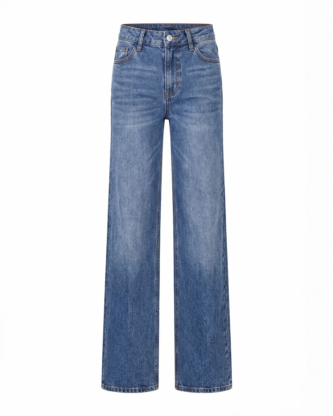 BBL Wide Leg Jeans Tiro Medio