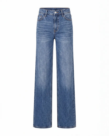 BBL Wide Leg Jeans Tiro Medio