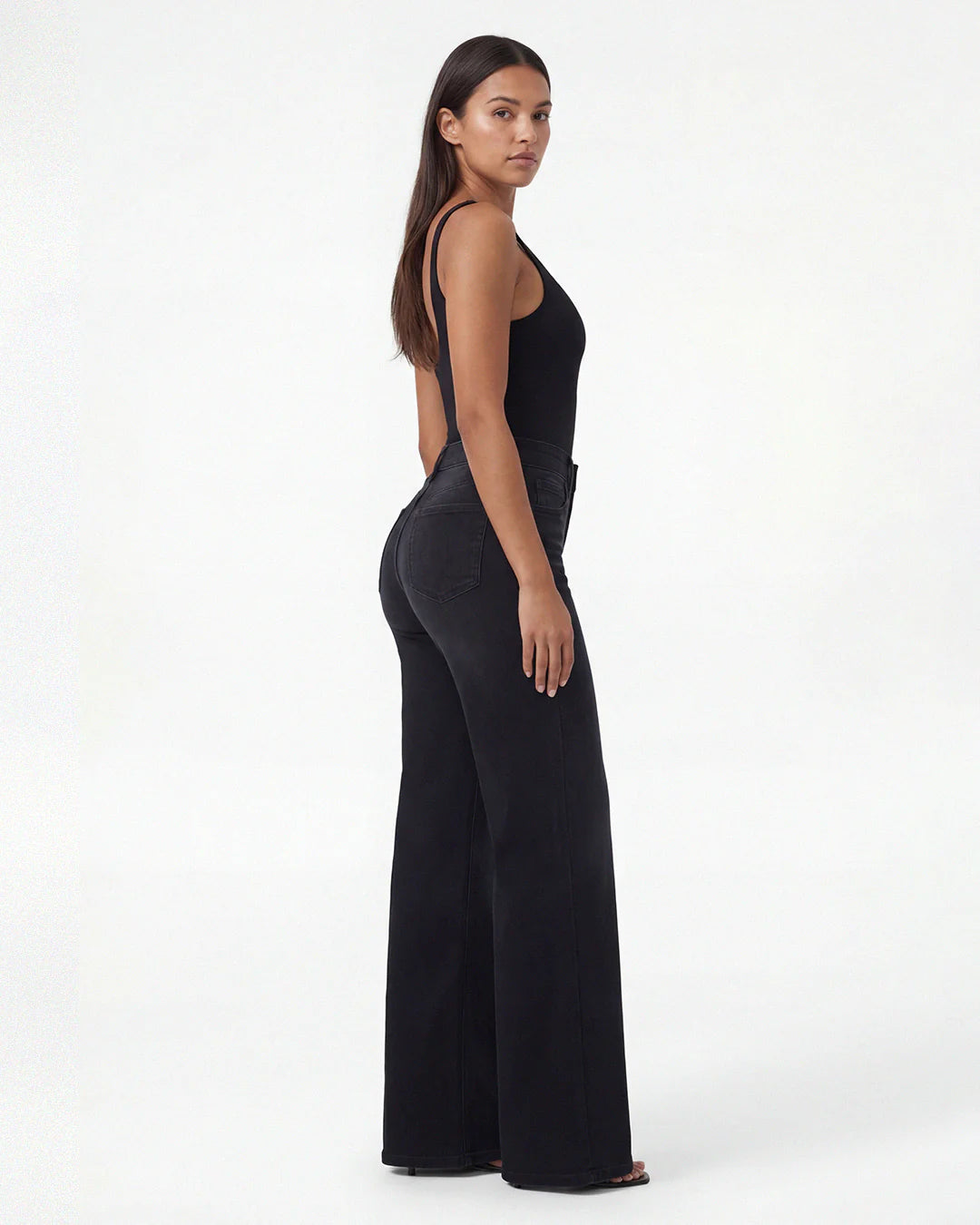 BBL Wide Leg Jeans Tiro Medio