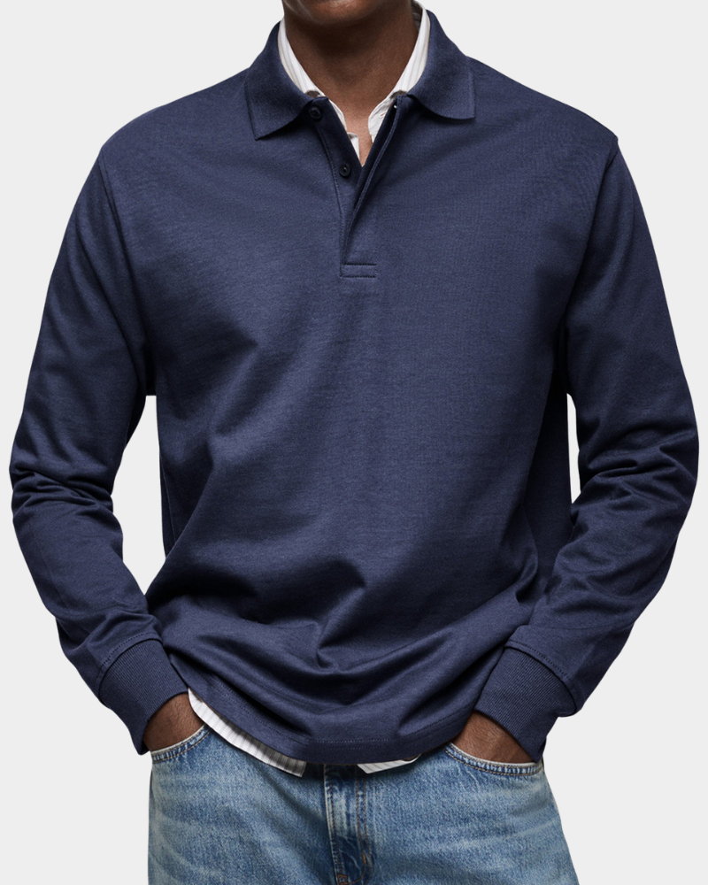 Jackson | Polo de Manga Larga Clásico