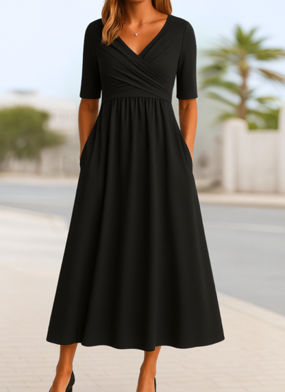 Monica | Vestido Cruzado con Estilo