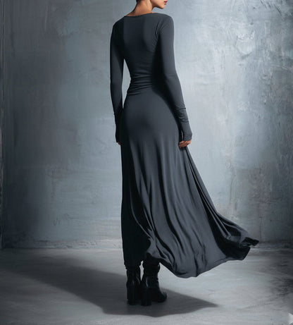 Vittoria • Vestido Maxi con Nudo Lateral