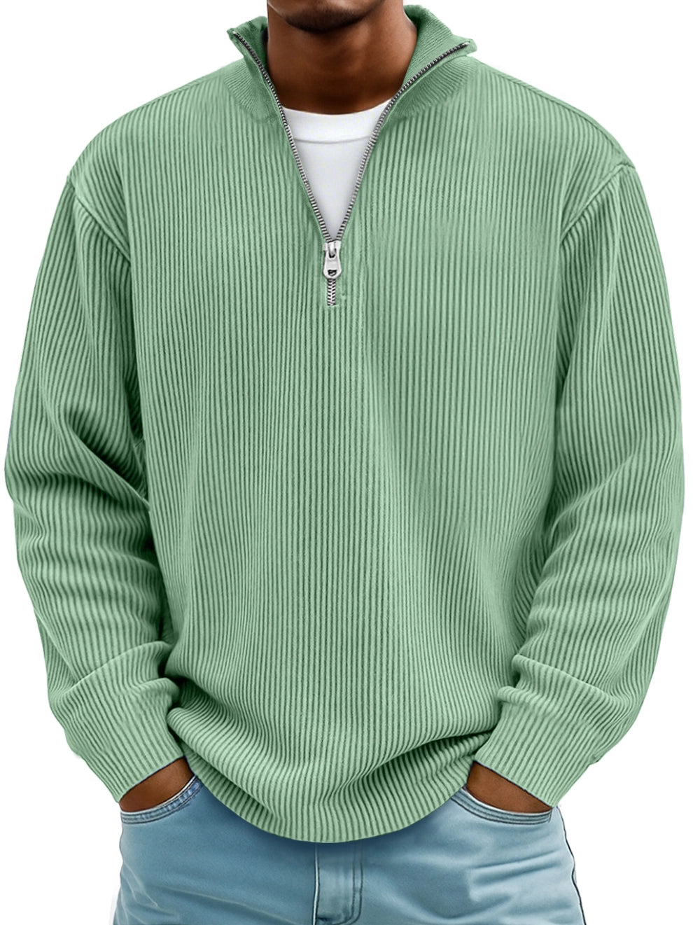 Jersey Calix Trendy Stylish - Media Cremallera Hombre