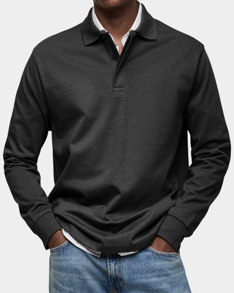Jackson | Polo de Manga Larga Clásico