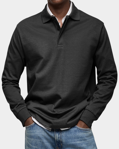 Jackson | Polo de Manga Larga Clásico