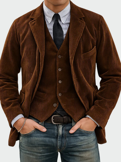 Tommy™ | Conjunto de 2 piezas: blazer y chaleco