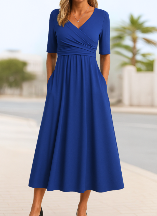 Monica | Vestido Cruzado con Estilo