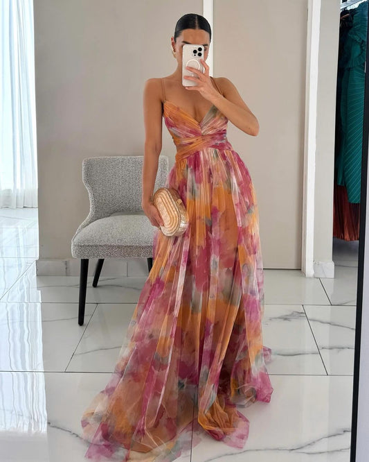 Giselle – Vestido Maxi Floral Encantador