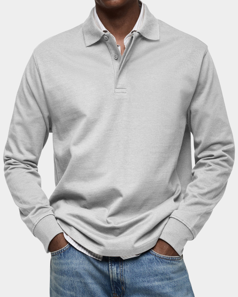 Jackson | Polo de Manga Larga Clásico