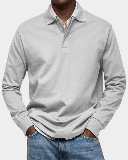Jackson | Polo de Manga Larga Clásico