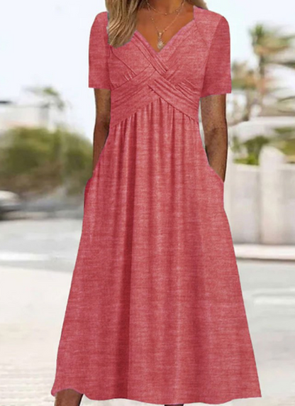 Monica | Vestido Cruzado con Estilo