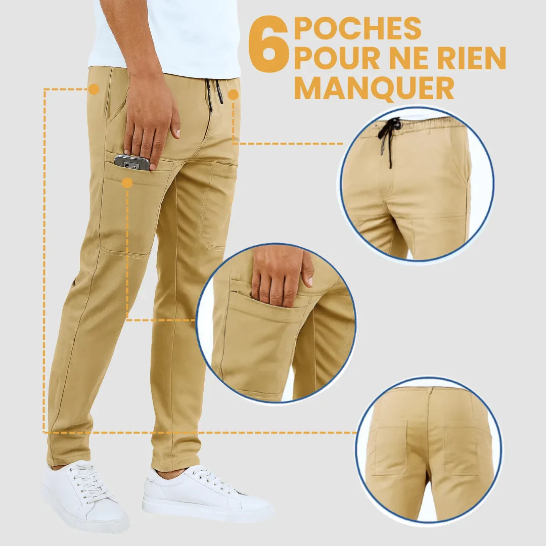 Pantalón Cargo Amplio Multi Bolsillos - Novaya™