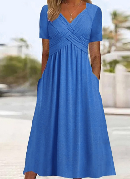 Monica | Vestido Cruzado con Estilo
