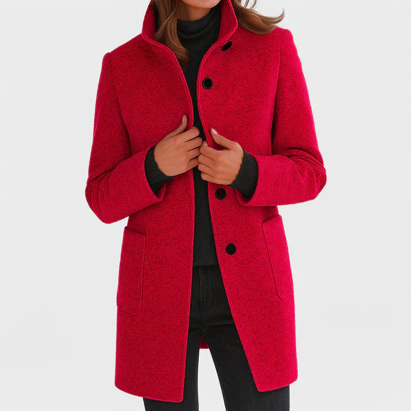 Tessa - Chaqueta de Mujer con Cuello Alto