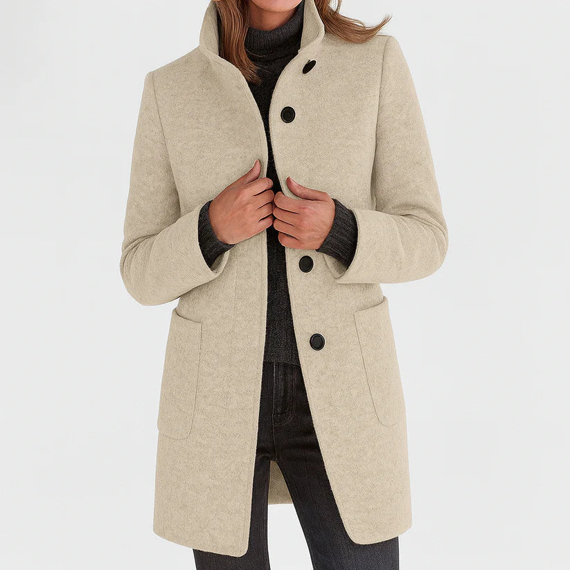 Tessa - Chaqueta de Mujer con Cuello Alto