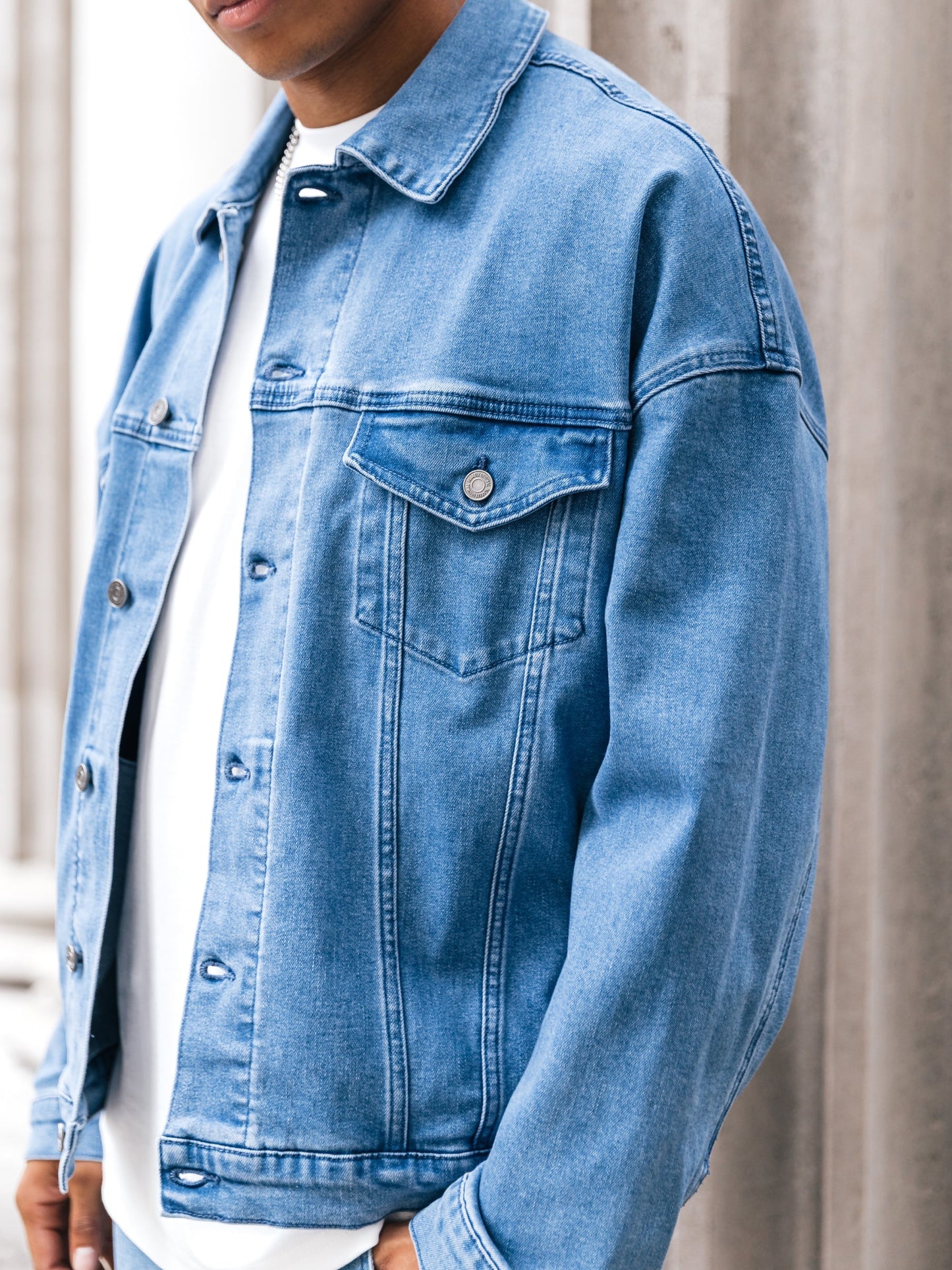 Chaqueta vaquera azul