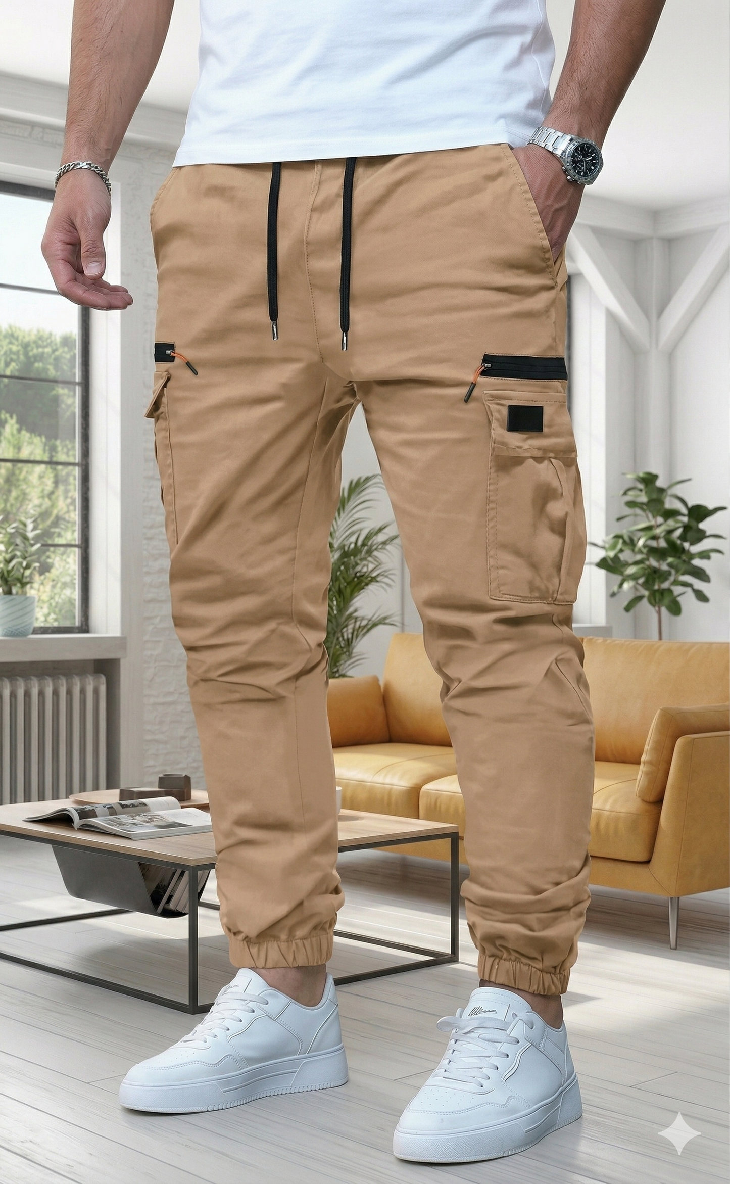Pantalón Cargo Jogger Hombre