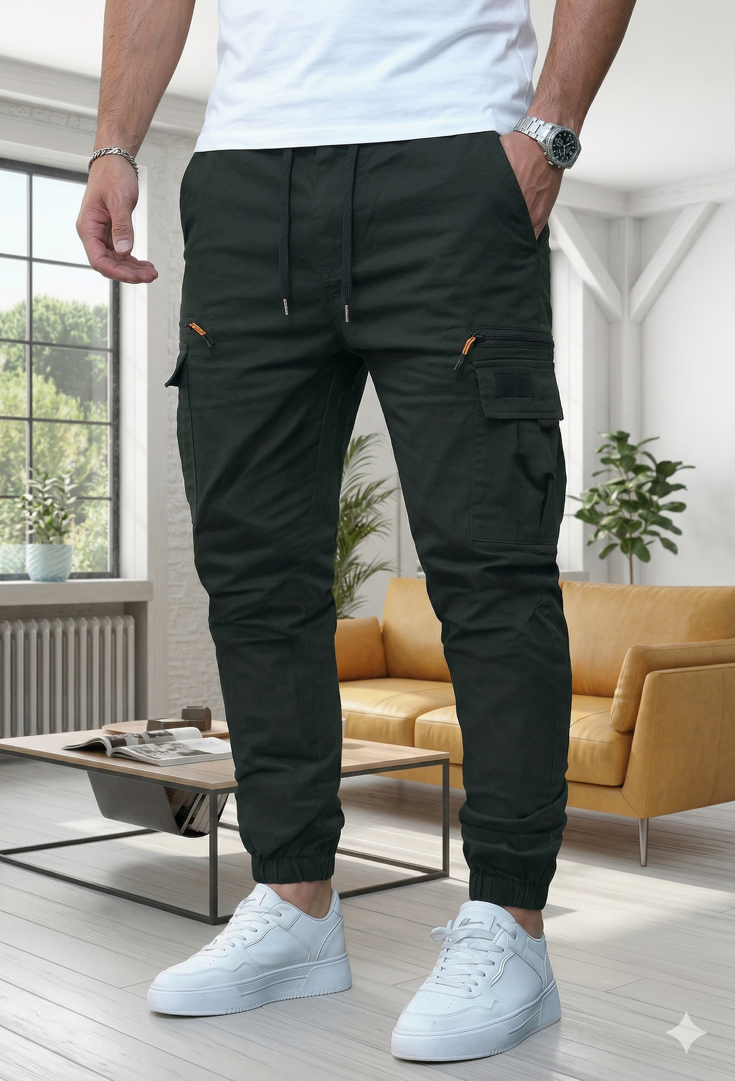 Pantalón Cargo Jogger Hombre