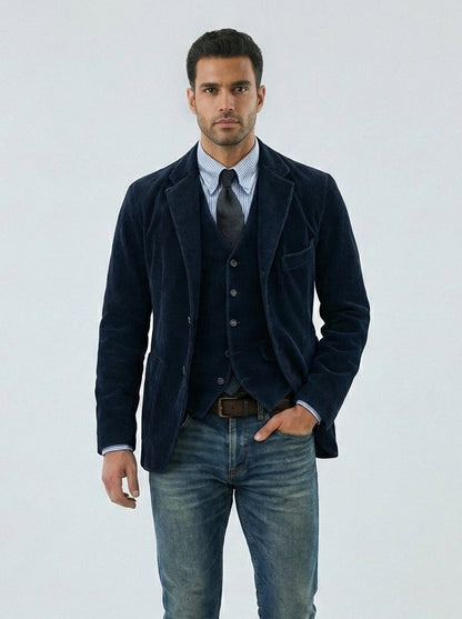 Tommy™ | Conjunto de 2 piezas: blazer y chaleco