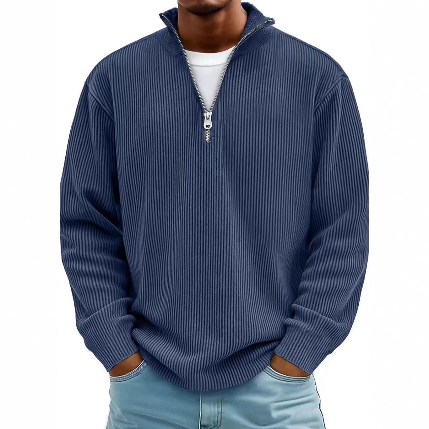 Jersey Calix Trendy Stylish - Media Cremallera Hombre
