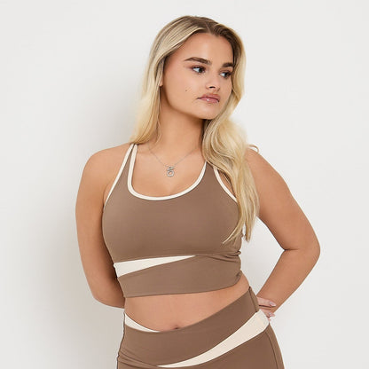 Conjunto Top Contour & Shorts | Mocha