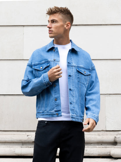 Chaqueta vaquera azul