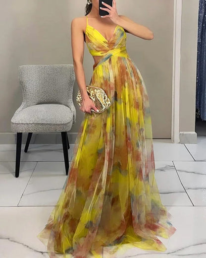Giselle – Vestido Maxi Floral Encantador