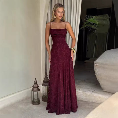 Francis Maxi Vestido - Rojo