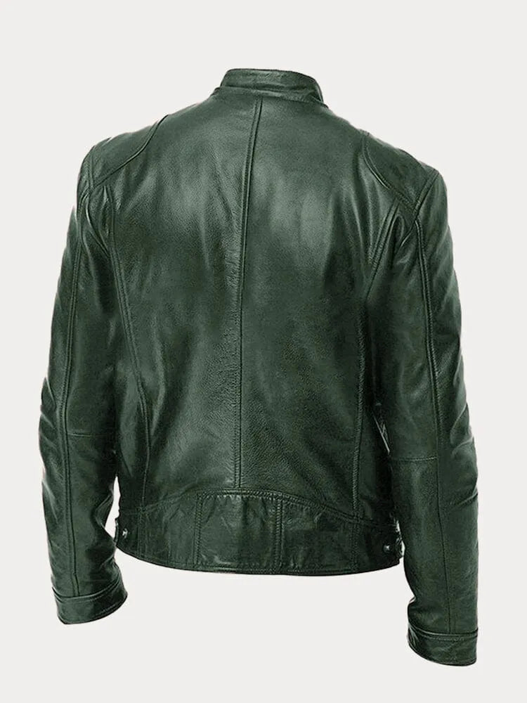 Chaqueta de cuero signature