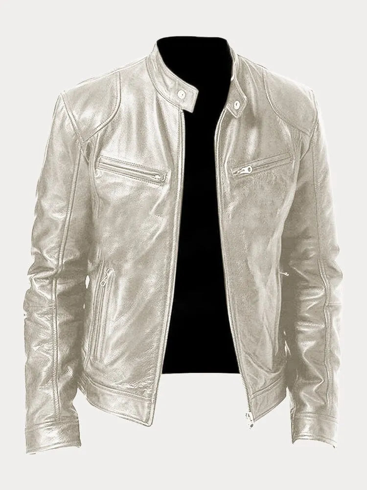 Chaqueta de cuero signature