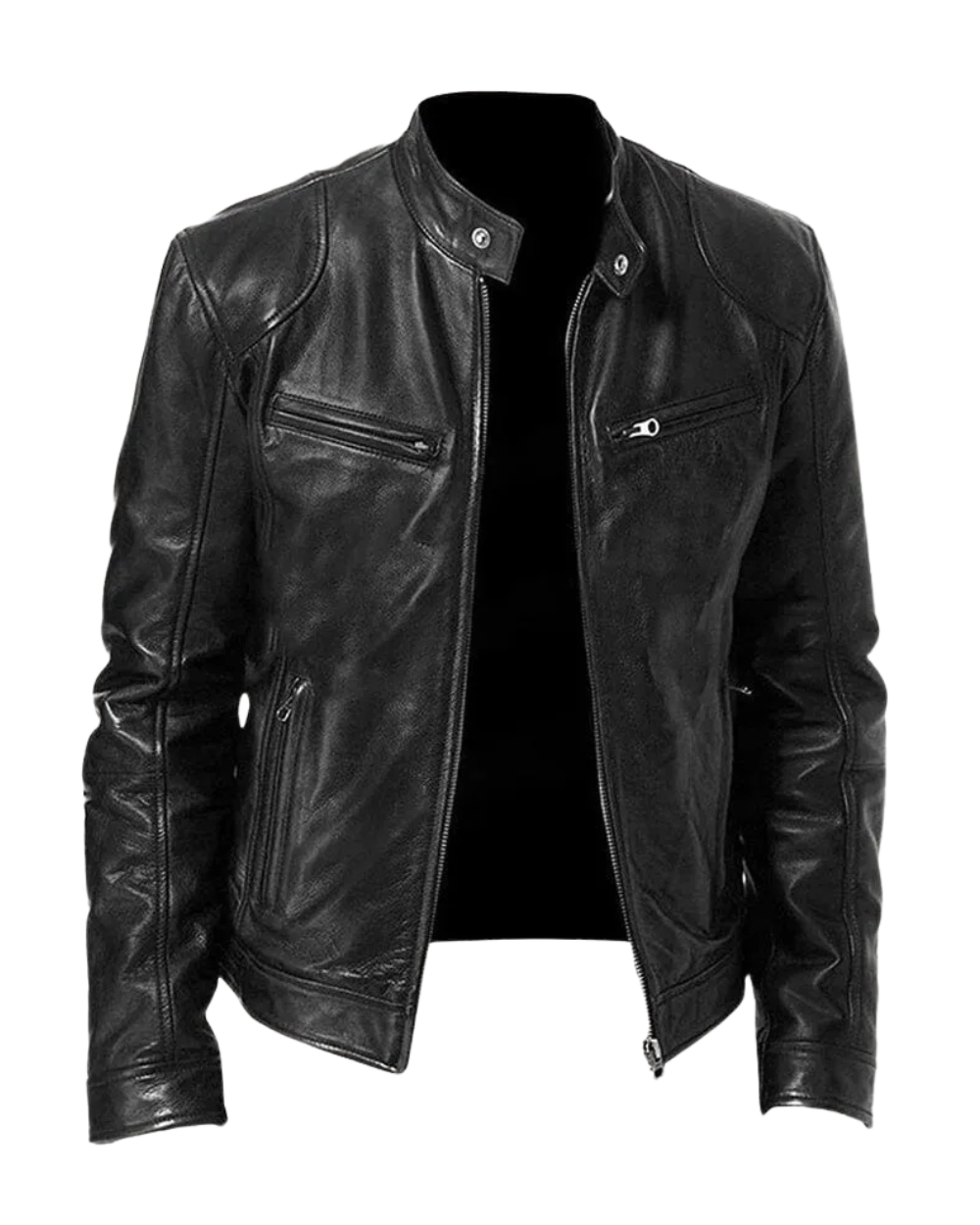 Chaqueta de cuero signature
