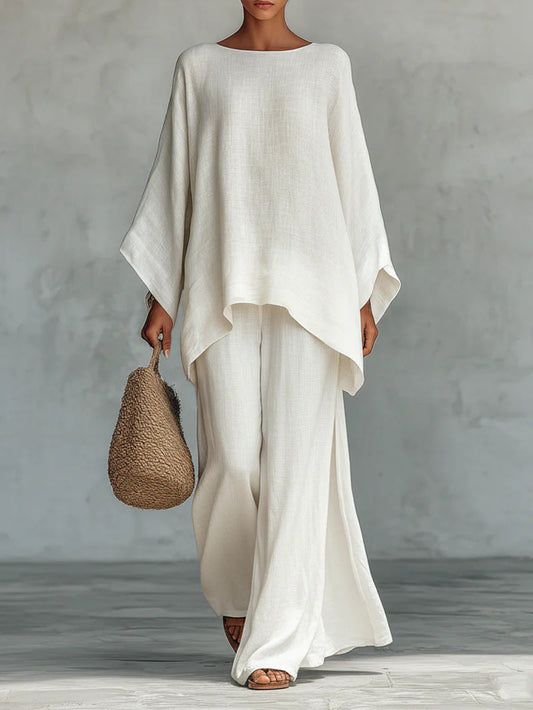 Beatrice • Conjunto Top y Pantalón Fluido Minimalista