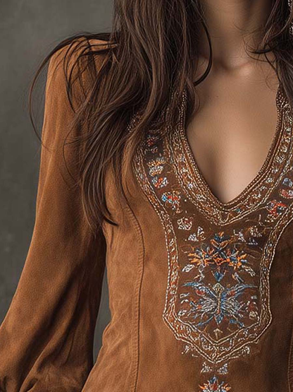 Lunori™ | Vestido mini vintage