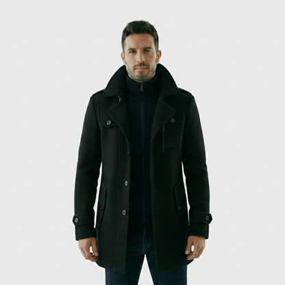 Andrei | Abrigo clásico estilo chaquetón.