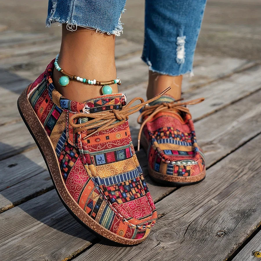 Zapatillas Ortopédicas de Confort Multicolor para Mujer.