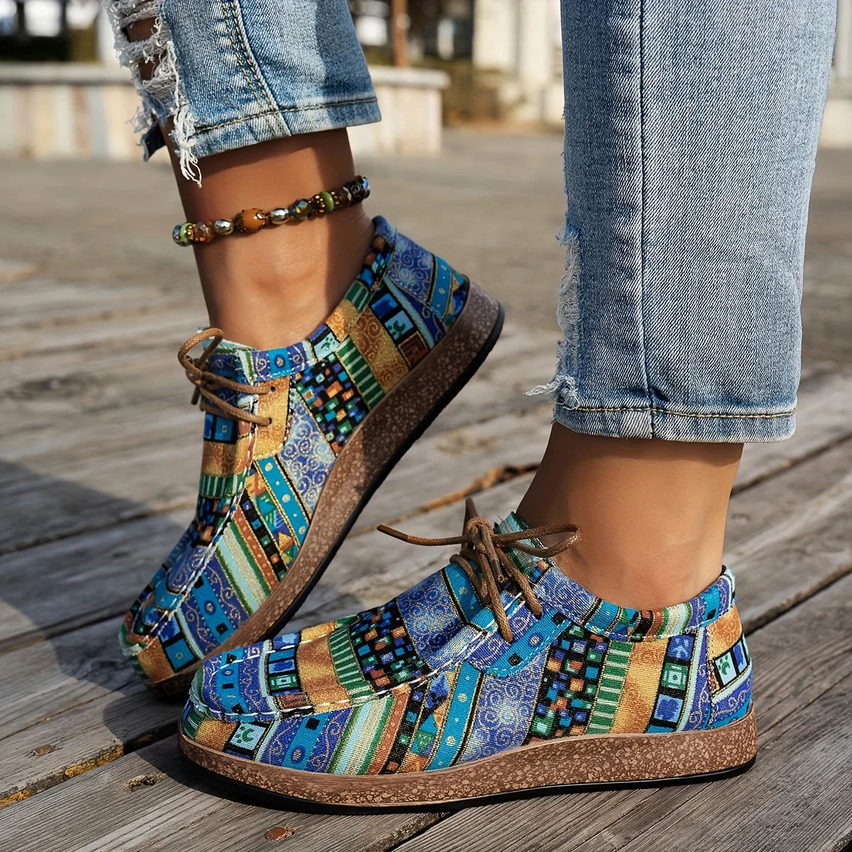 Zapatillas Ortopédicas de Confort Multicolor para Mujer.