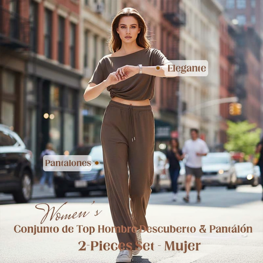 Conjunto 2 Piezas Mujer en Castellano