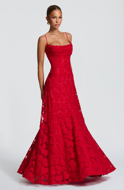 Francis Maxi Vestido - Rojo