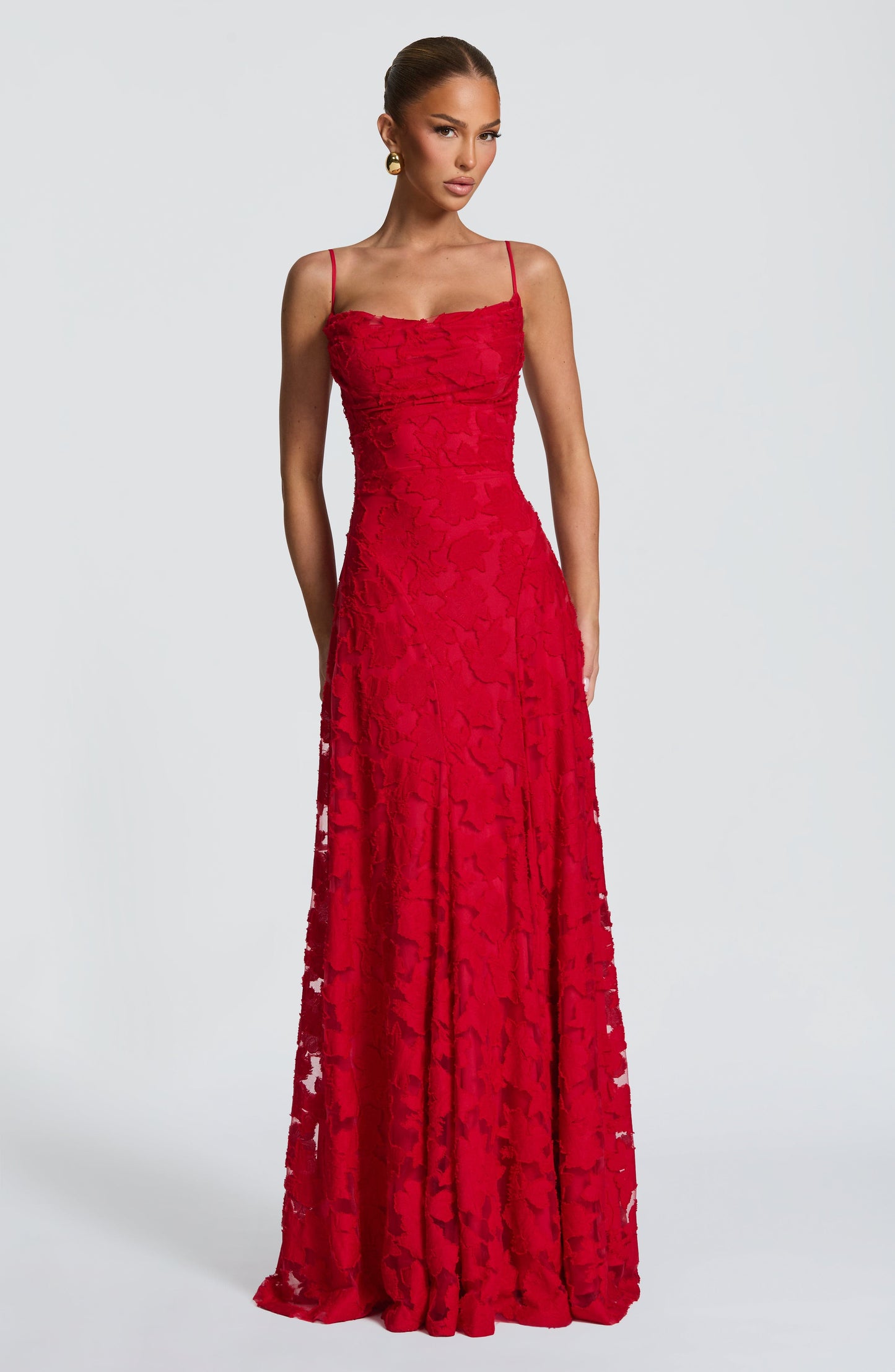 Francis Maxi Vestido - Rojo