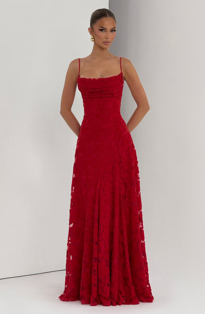 Francis Maxi Vestido - Rojo