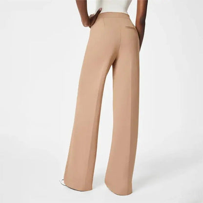 Pantalones de pata ancha con control de abdomen