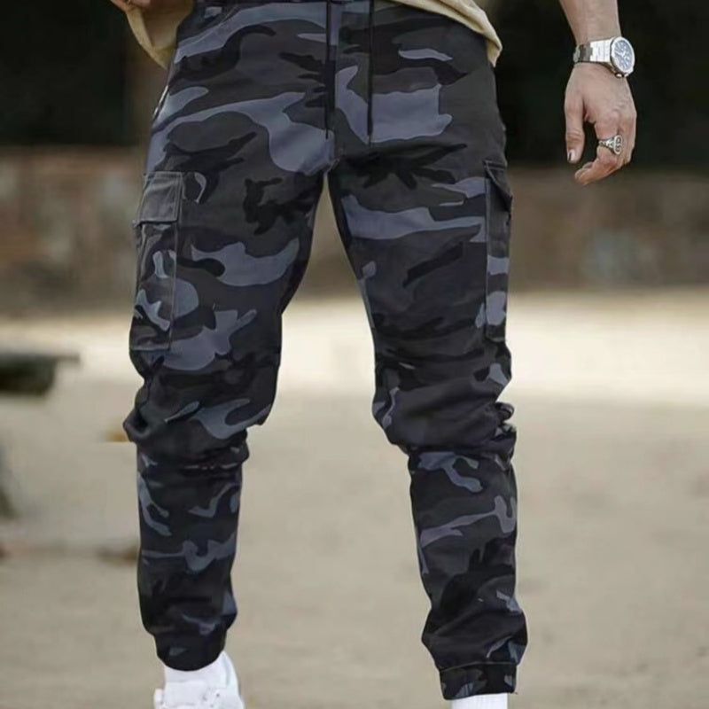 Pantalones Cargo Hombre Camuflaje - Múltiples Bolsillos y Tejido Duradero