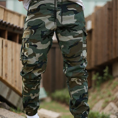 Pantalones Cargo Hombre Camuflaje - Múltiples Bolsillos y Tejido Duradero