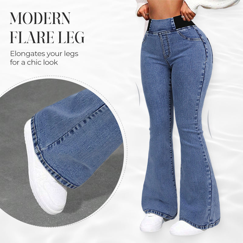Jeans Mujer – Talle Alto, Acampanada y Stretch ✨