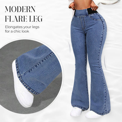 Jeans Mujer – Talle Alto, Acampanada y Stretch ✨