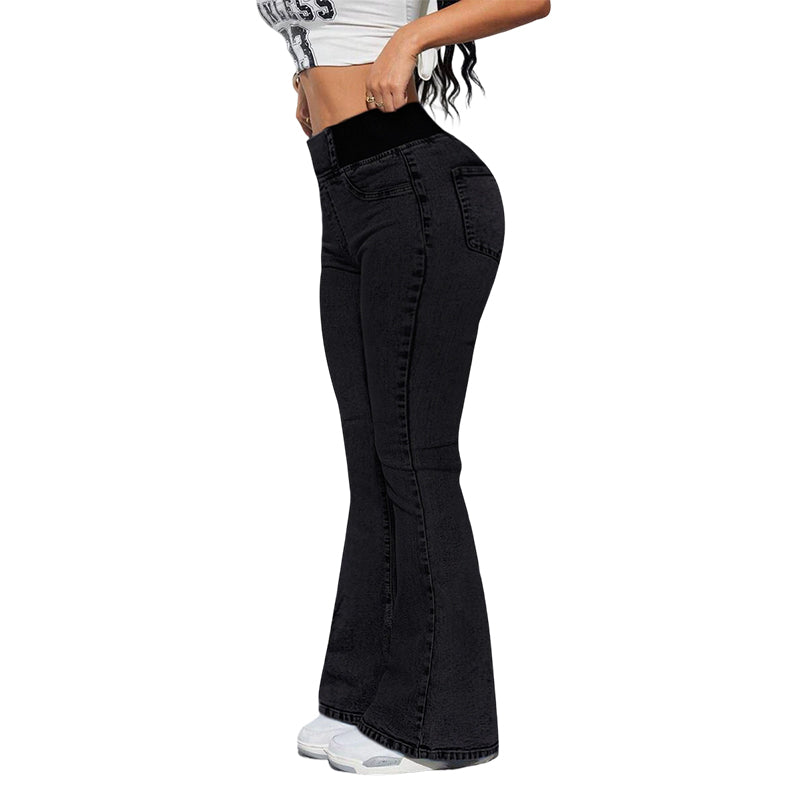 Jeans Mujer – Talle Alto, Acampanada y Stretch ✨